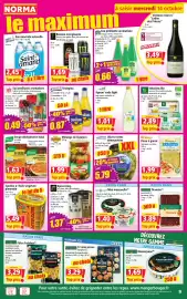 Catalogue Norma semaine 42 page 9: Orangina Orangina €0,87, Soofty Eau pétillante aromatisée €0,49