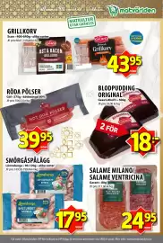 Matvärlden Tensta reklamblad vecka 41 Sida 5: GRILLKORV €43,95, RÖDA PÖLSER €39,95