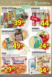 Matvärlden Tensta reklamblad vecka 41 Sida 6: KEBAB/GYROS €39,95, KEBABSÅS €44,00