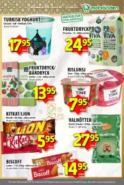 Matvärlden Tensta reklamblad vecka 41 Sida 7: FRUKTDRYCK/ BÄRDRYCK €13,95, TURKISK YOGHURT €17,95