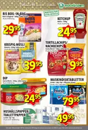 Matvärlden Tensta reklamblad vecka 41 Sida 8: KETCHUP €24,95, MASKINDISKTABLETTER €79,95