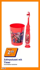 Action Prospekt woche 41 Seite 3: Pro Stück 249 2.49/st 2.99€ € Zahnputzset mit Timer Verschiedene Varianten ACTION MARVEL