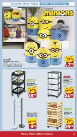 Famila Nord West Prospekt Seite 3: Keeper Aufbewahrungsbox minions €7,99, KESPER Küchenwagen €19,99