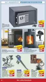 Famila Nord West Prospekt Seite 6: Tresor €24,99, Kamingarnitur €19,99