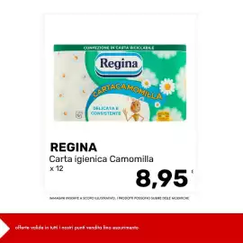 Volantino Iper Tosano settimana 41 Pagina 3: Regina Carta igienica Camomilla €8,95