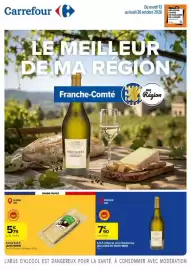 Catalogue Carrefour | Le meilleur de ma région page 1: LES CAVES DU VIEUX MONT A.O.P. Côtes du Jura Chardonnay €7,90