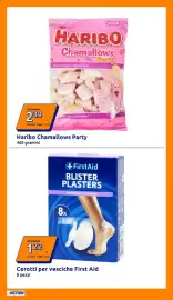 Volantino Action settimana 41 Pagina 25: Haribo Chamallows Party €2,39, Cerotti per vesciche First Aid €1,22