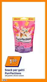 Volantino Action settimana 41 Pagina 3: Snack per gatti Purrfections €1,59