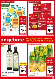 Maximarkt Flugblatt woche 41 Seite 3: Julius Meinl Präsident €5,99, Rauch Happy Day €1,39