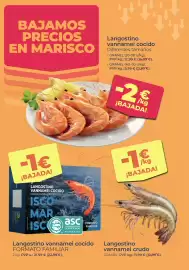 Catálogo La Sirena Página 4: Llagosti vannamei cuit €2,00, Langostino vannamei cocido €2,00