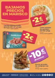 Catálogo La Sirena Página 6: Colas peladas de gambon €27,99, Bocas grandes de cangrejo rojo €39,99