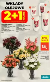 Dealz gazetka tydzień 41 Strona 45: Sztuczne chryzantemy €15,00, Wkłady olejowe Gibowski Olio €4,67