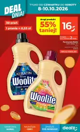 Dealz gazetka tydzień 41 Strona 5: Płyn do prania Woolite Keratin Therapy €16,00