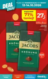 Dealz gazetka tydzień 41 Strona 7: Kawa mielona Jacobs Krönung €27,00