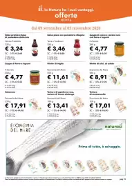 Volantino NaturaSì Pagina 15: Zuppa di zucca e cavolo nero con farro e legumi Il Cerreto €4,77