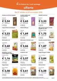 Volantino NaturaSì Pagina 29: Crackers multicereali con semi di chia NaturaSi €2,65, Tarallini turanicum NaturaSi €3,33
