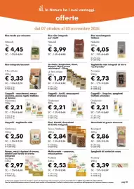 Volantino NaturaSì Pagina 30: Riso ribe integrale per risotti NaturaSi €3,99, Girolomoni €2,21