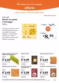 Volantino NaturaSì Pagina 31: Mini burger alle rape e lenticchie rosse NaturaSi €3,58, Ravioli ai porcini NaturaSi €4,49