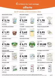 Volantino NaturaSì Pagina 39: Mozzarella ciliegine Fattoria di Vaira €2,59, Tzatziki greco Kourellas €4,38