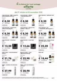 Volantino NaturaSì Pagina 55: Linea elementa - caffeine + ginseng solution 3% Bioearth €8,30, Ricino olio Flora €18,44