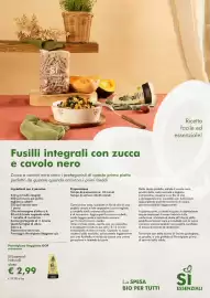 Volantino NaturaSì Pagina 7: SI ESSENZIALI Integrall 13 DUYOMING SANTOR Fusilli integrali con zucca e cavolo nero Zucca e