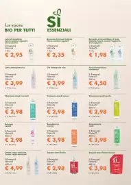 Volantino NaturaSì Pagina 9: Bevanda di riso italiano di soia italiana €1,98, Latte di mandorla Si Essenziali NaturaSi €2,95