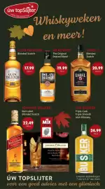 Uw topSlijter folder Pagina 1: Label 5 blended scotch €20,99, Glen Talloch Blended Scotch €17,99