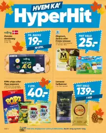 Bilka tilbudsavis uge 41 Side 4: Lavazza helbønner €139,00, KiMs chips eller Popz popcorn €40,00