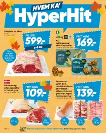 Bilka tilbudsavis uge 41 Side 6: W HVEM KA' HyperHit Striploin af okse 4-5 kg. Pr. kg max. 149.75 HVER PR. STK. AY EXTER