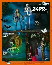 Bilka tilbudsavis uge 41 Side 4: Dobbelt hovedet genfærd €299,00, Ild dæmon Skelet stående €2.499,00