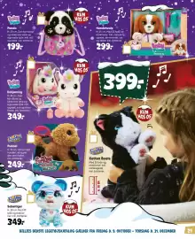 Bilka tilbudsavis Side 21: Baby Paws Enhjørning €349,00, FurReal Puddel €249,00