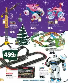 Bilka tilbudsavis Side 36: Car Mania fjernstyret haj-stuntbil €149,00, Car Mania fjernstyret kran €199,00