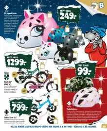 Bilka tilbudsavis Side 55: Sco Løbecykel 12" €799,00, Puch 14" eller 16" €1.299,00