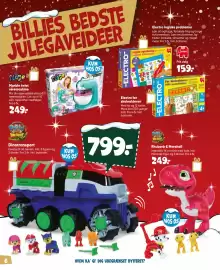 Bilka tilbudsavis Side 6: Paw Patrol Dino Movie Dinotransport €799,00, Slime Marble twist røremaskine €249,00