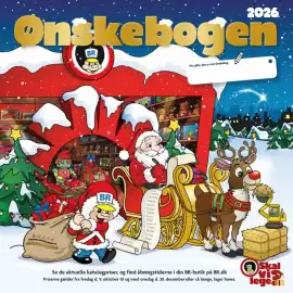 Fætter BR tilbudsavis Side 1: 2026. Ønskebogen BR Nix pille, det er min Ønskebog BR گا A Ida Lasse Andrea Mads Karla Timmi