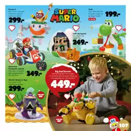 Fætter BR tilbudsavis Side 107: Mario Kart fjernstyret racerbil €349,00, Yoshi æg legesæt €249,00