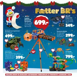 Fætter BR tilbudsavis Side 4: BR SHARPER IMAGE. Fjernstyret T-rex monstertruck Med tilhørende trailer og dinosaur. 499.- KUN