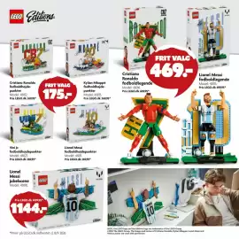 Fætter BR tilbudsavis Side 74: LEGO Lionel Messi jubelscene €1.144,00, LEGO Cristiano Ronaldo fodboldlegende €4.699,00