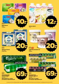 Netto tilbudsavis uge 41 Side 2: Klovborg skiveost €20,00, Faxe Kondi eller Pepsi Max sodavand €69,00