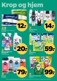 Netto tilbudsavis uge 41 Side 22: Cillit Bang rengøring eller PW vaskemiddel €20,00, Tena duo pakke €59,00