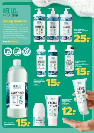 Netto tilbudsavis uge 41 Side 23: Hello Sensitive 2-in-1 shampoo & balsam €15,00, Hello Sensitive handsoap €15,00