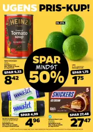 Netto tilbudsavis uge 41 Side 3: Skrald-let affaldsposer €4,96, Snickers isbar €27,47