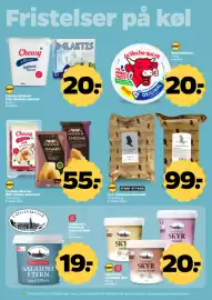 Netto tilbudsavis uge 41 Side 8: Cheasy hytteost eller Delaktis salatost €20,00, H.C. Andersen skæreost €99,00