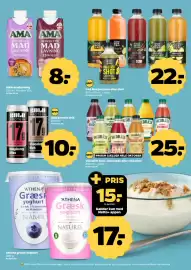 Netto tilbudsavis uge 41 Side 9: God Morgen juice eller shot €22,00, Valsølille juice, lemonade eller smoothie €25,00