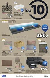 JYSK Flugblatt Seite 16: Satin-Bettwäsche NORDIC €20,00, Schlafsofa mit Chaiselongue VEJLBY €575,00