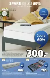 JYSK Flugblatt Seite 9: Dreamzone Verstellbarer Lattenrost OFJORDEN €285,00, Topper WELLPUR GULEN €100,00