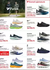 Intersport akciós újság Oldal 4: Nike air zoom pegasus 42 €39.990,00, Asics gt-2000 14 €49.990,00