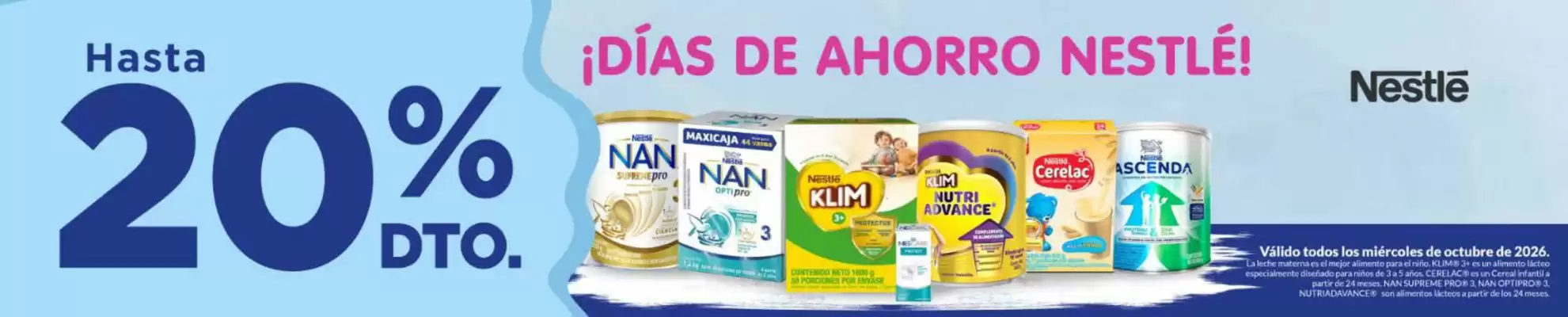 Farmacias Pasteur (válido hasta 2-11)