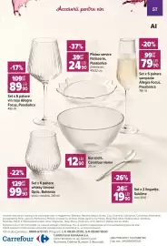 Catalog Carrefour | Alcool Pagină 57: Set x 6 pahare vin roșu Allegra Focus, Pasabahce €89,90