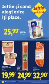 Catalog Lidl săptămâna 42 Pagină 16: Székey Falat Parizer secuiesc feliat €19,99, Cris-tim salam sãsesc €24,99